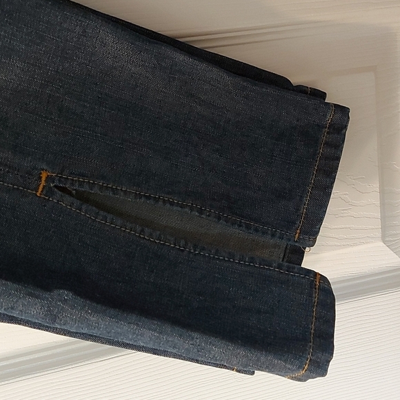 Vintage Polo Ralph Lauren Snap Front Jeans with Leg Slit.  Size 10. - Picture 2 of 8